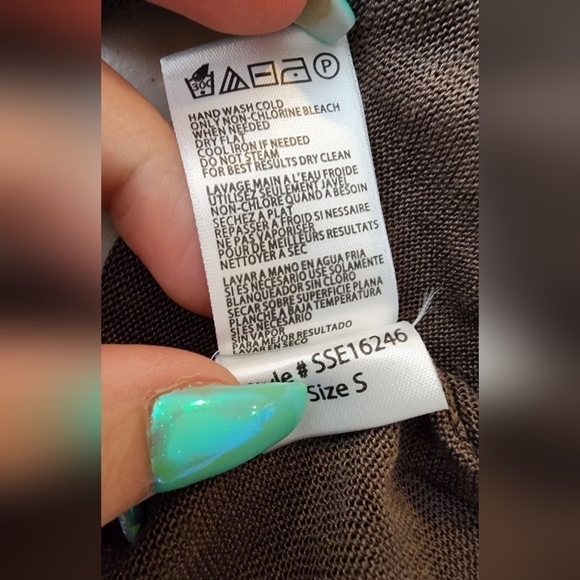 BCBG Max Azaria V Neck Women's Brown Dress Size S. - Picture 2 of 7